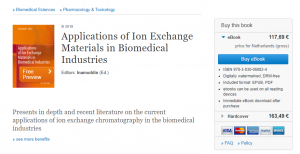 دانلود رایگان کتاب کاربردهای فرآیند تبادل یون در صنایع پزشکی-Applications of Ion Exchange Materials in Biomedical Industries