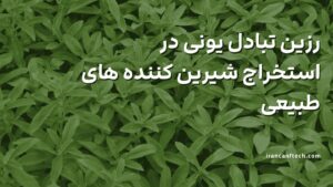 رزین-تبادل-یونی-در-استخراج-شیرین-کننده-های-طبیعی