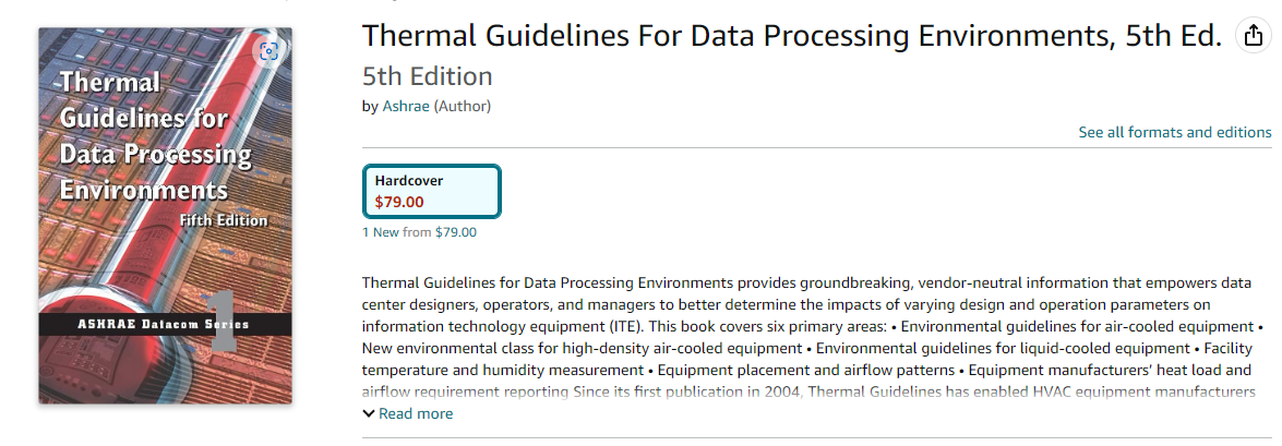 Thermal Guidelines For Data Processing Environments